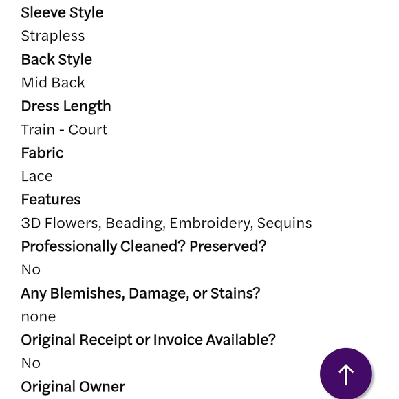 Wedding Gown- Make Me An Offer- Exquisite Floral Lace Bridal Gown. - Picture 7 of 8